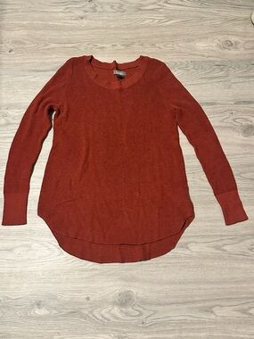 Natural Reflections Women’s Rust Orange Long-Sleeve Sweater Size M